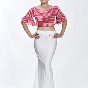Shimmer Saree Shaper - Ivory